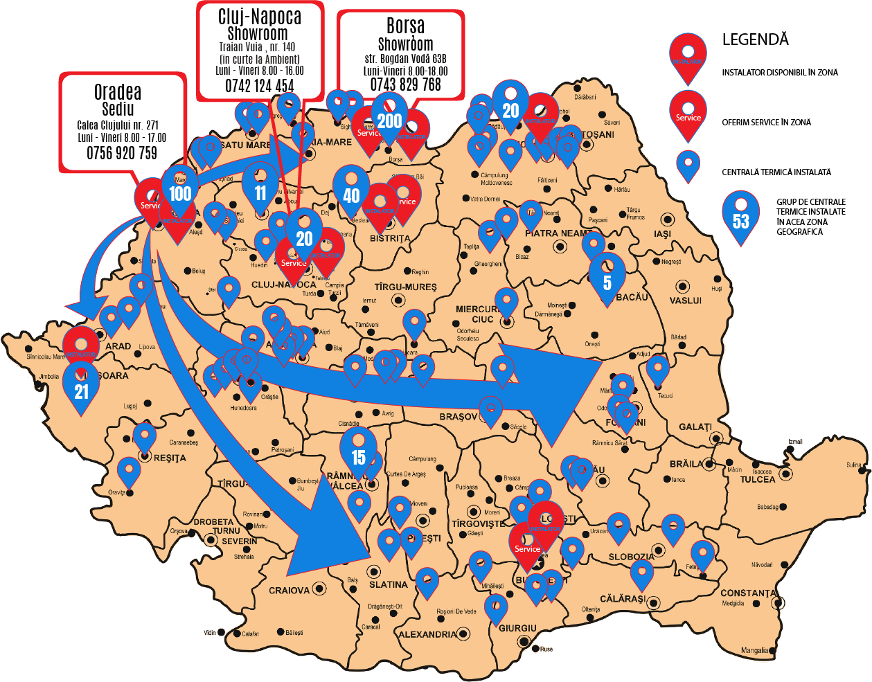 Centrale termice cu gazeificare pe lemne și pe peleți de la Valher în Romania